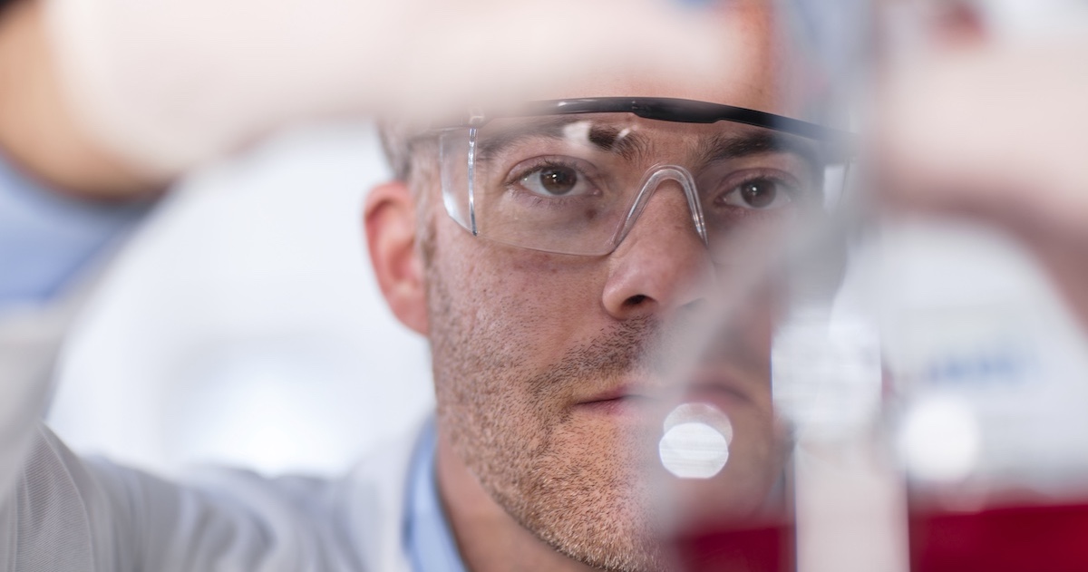 
  Technician working in a lab
