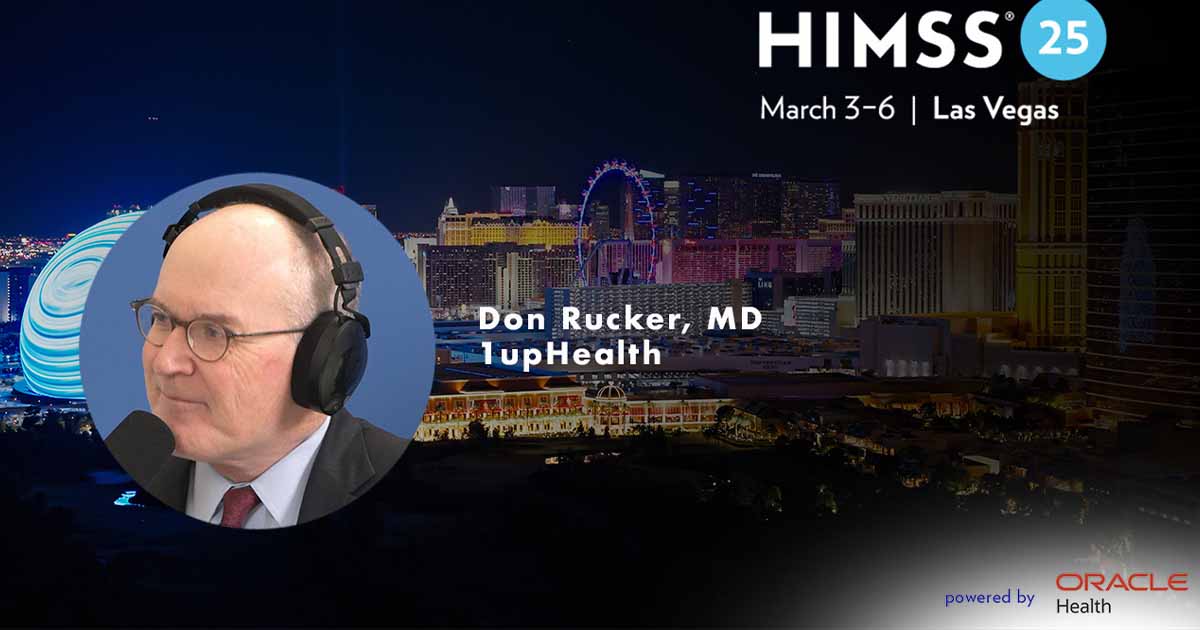 Dr. Don Rucker, 1upHealth_Las Vegas skyline Photo by halbergman_E+_Getty Images