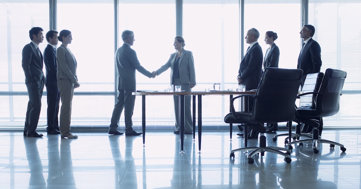 
  Executives in a meeting
