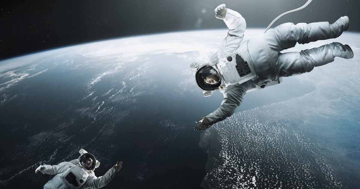 
  Astronaut in space 
