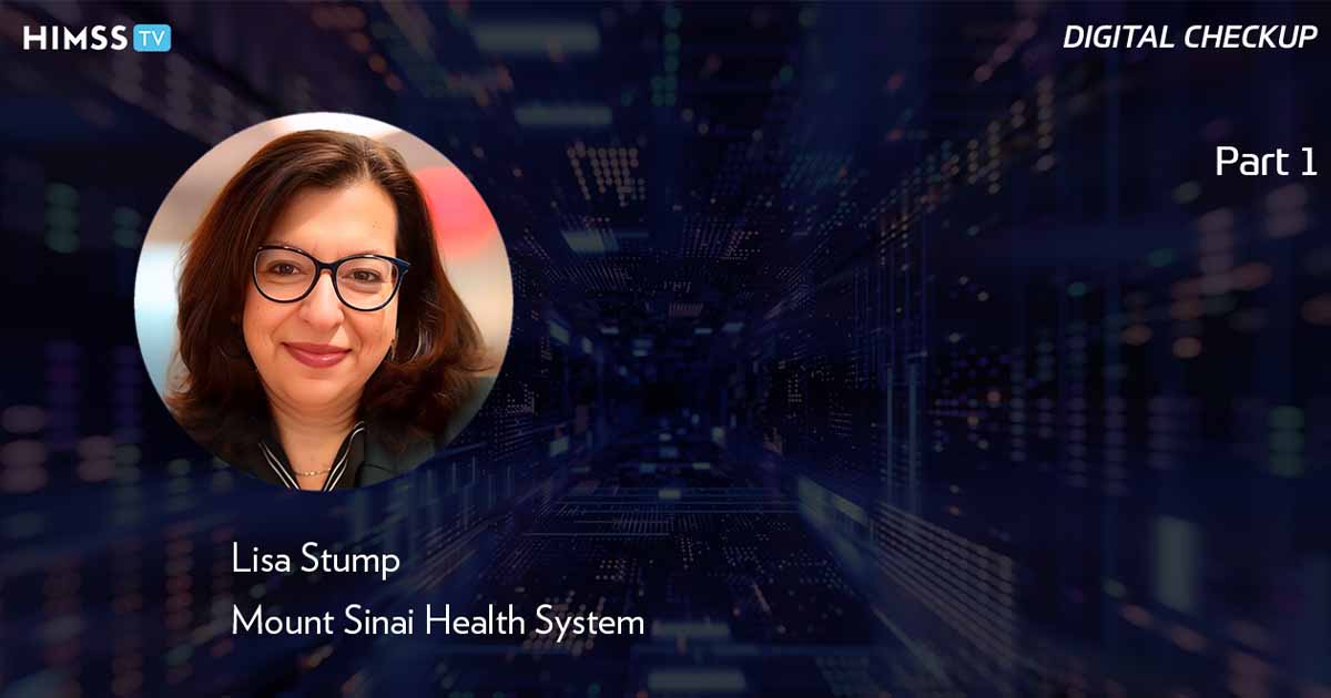 Lisa S. Stump at Mount Sinai Health System_Part 1_Digital tunnel with abstract particles Photo by sankai/iStock/Getty Images Plus