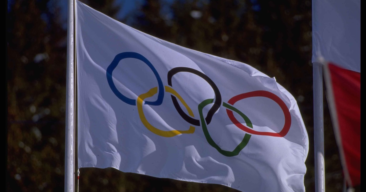 
  Olympic flag
