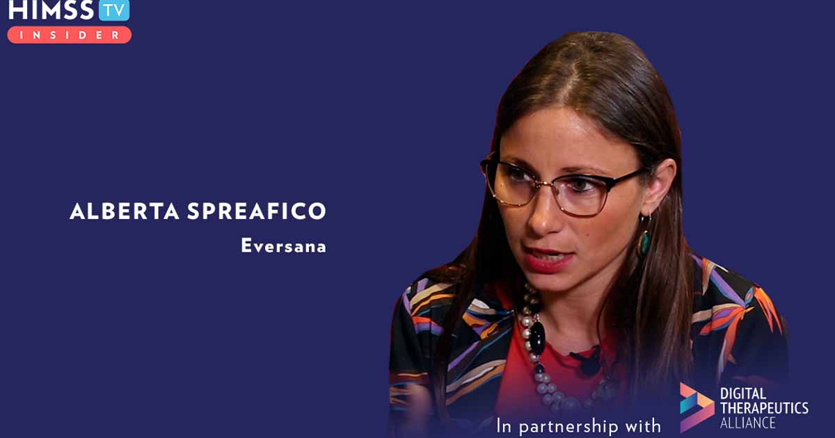 Alberta Spreafico at Eversana_Digital Therapeutics Alliance Summit
