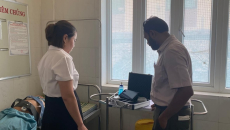 A demonstration of an AI-powered pregnancy monitoring solution provided by Doto Health