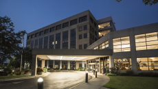 Exterior of a hospital building