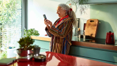 Person on a video call