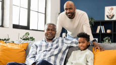 Three generations beside each other