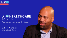 Albert Marinez at the Cleveland Clinic Chief_AI in Healthcare Forum 2024 Albert Marinez at the Cleveland Clinic Chief_AI in Healthcare Forum 2024