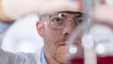 Technician working in a lab