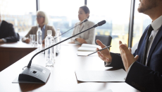 Executives in a meeting