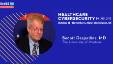 Dr. Benoit Desjardins at the University of Montreal_Healthcare Cybersecurity Forum 2024 Dr. Benoit Desjardins at the University of Montreal_Healthcare Cybersecurity Forum 2024