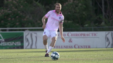 Connor Tobin on the field