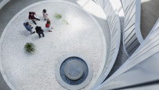 Executives gathered for a conference