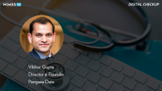 Dr. Vibhor Gupta at Pangaea Data Dr. Vibhor Gupta at Pangaea Data_ Stethoscope on keyboard Photo by Witthaya Prasongsin/Moment/Getty Images