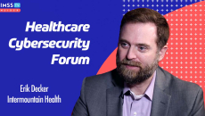 Erik Decker, Intermountain Health CISO and chair of the Health Sector Council's Cybersecurity Working Group Erik Decker, Intermountain Health CISO and chair of the Health Sector Council's Cybersecurity Working Group