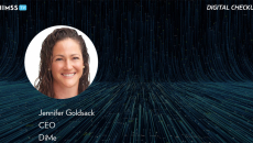 Jennifer Goldsack at Digital Medicine Society_ Abstract flowing data ramp_Andriy Onufriyenko/Moment Video RF/Getty Images