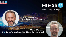 Ty Greenhalgh and Mike Powers_HIMSS25 preview__Las Vegas skyline Photo by halbergman/E+/Getty Images