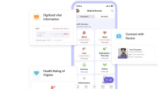Alt text: Eka Care mobile app