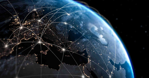 Digital representation of global connections