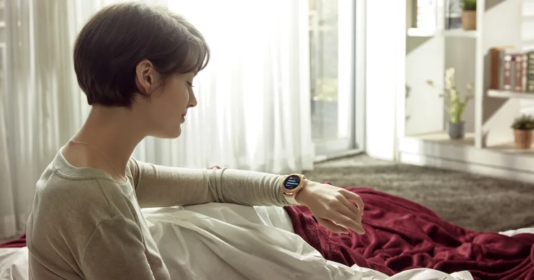 Person looking at their smart watch
Person looking at their smart watch