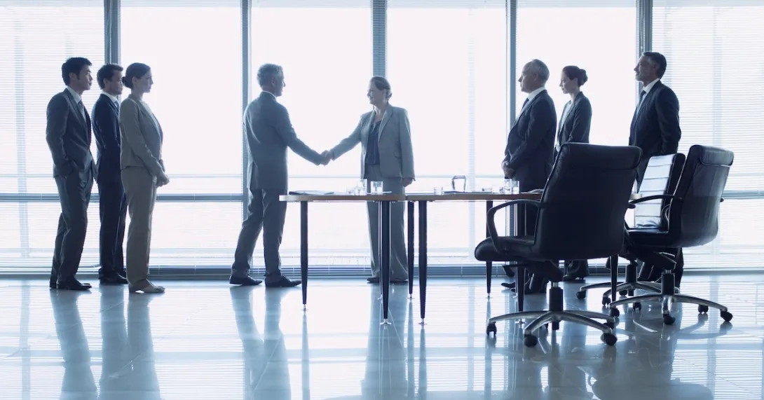 Executives in a meeting
Executives in a meeting