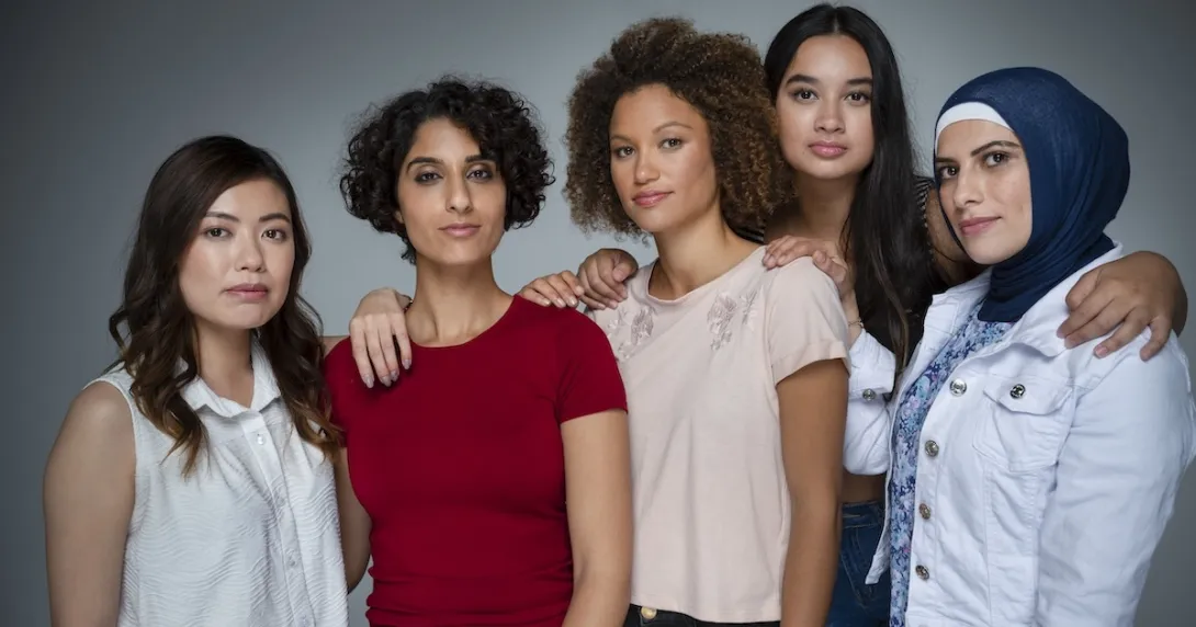 A group of women