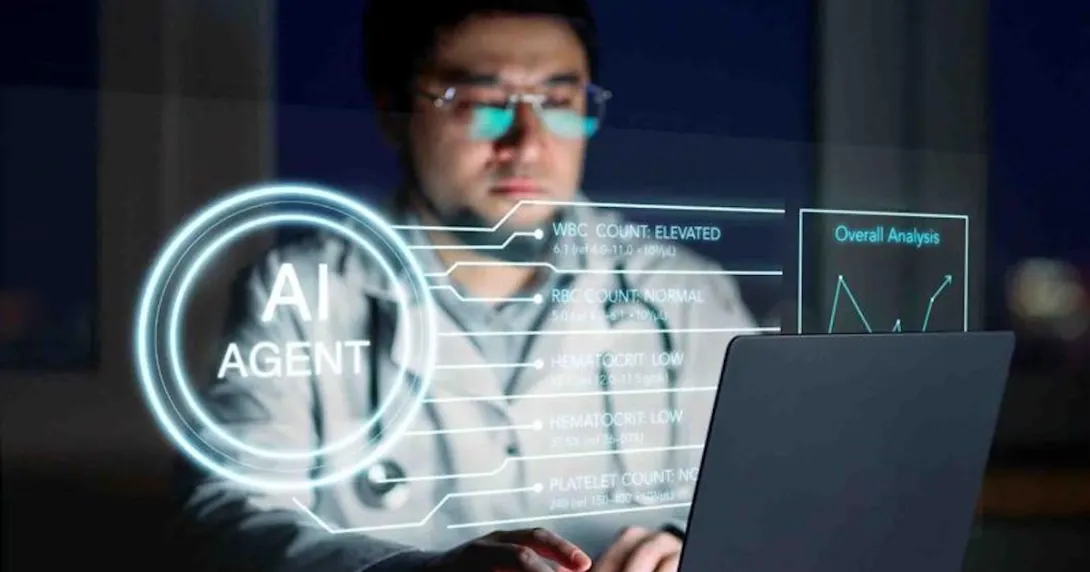 Doctor using AI agent