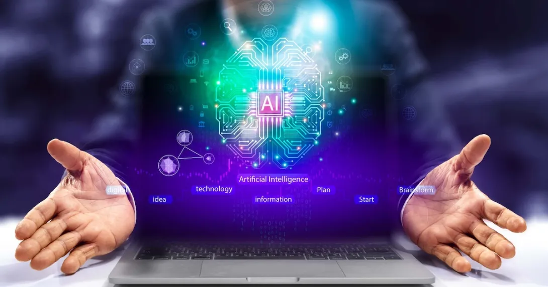 Digital depiction of AI