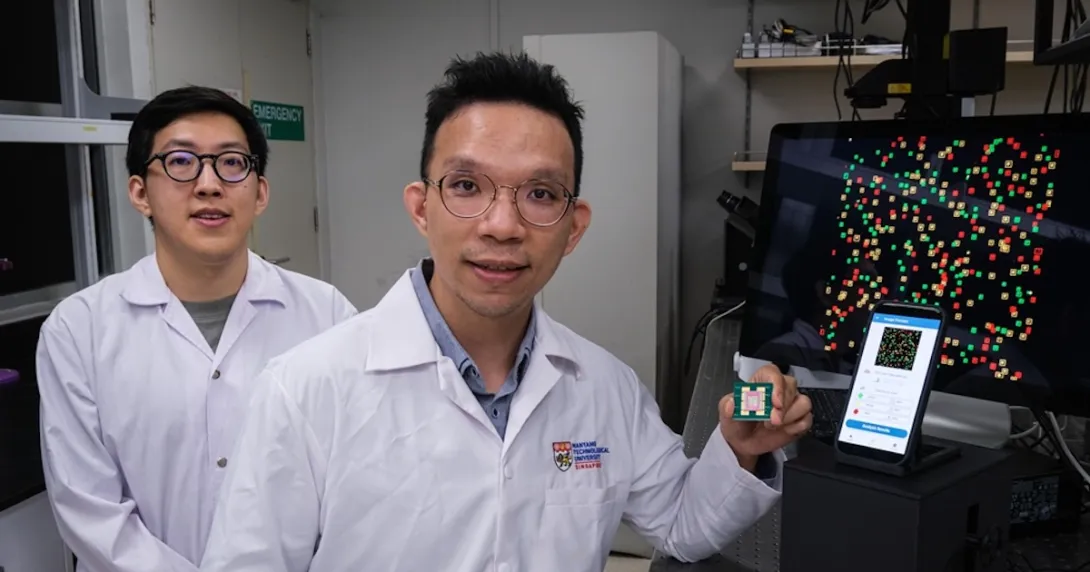 NTU Singapore scientists develop AI microRNA sensing biochip