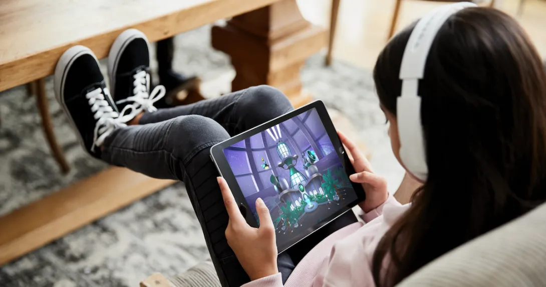 A child using EndeavorRx.