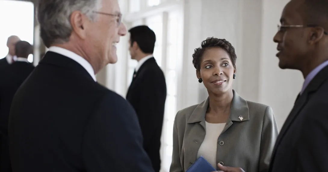 Executives in a meeting