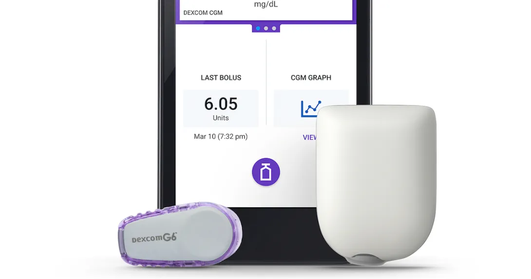 The Omnipod 5 system including the Dexcom G6 and the smartphone app