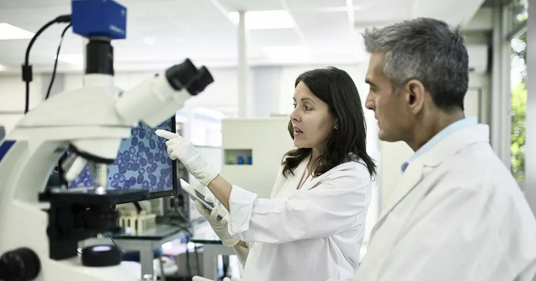 scientist in a lab