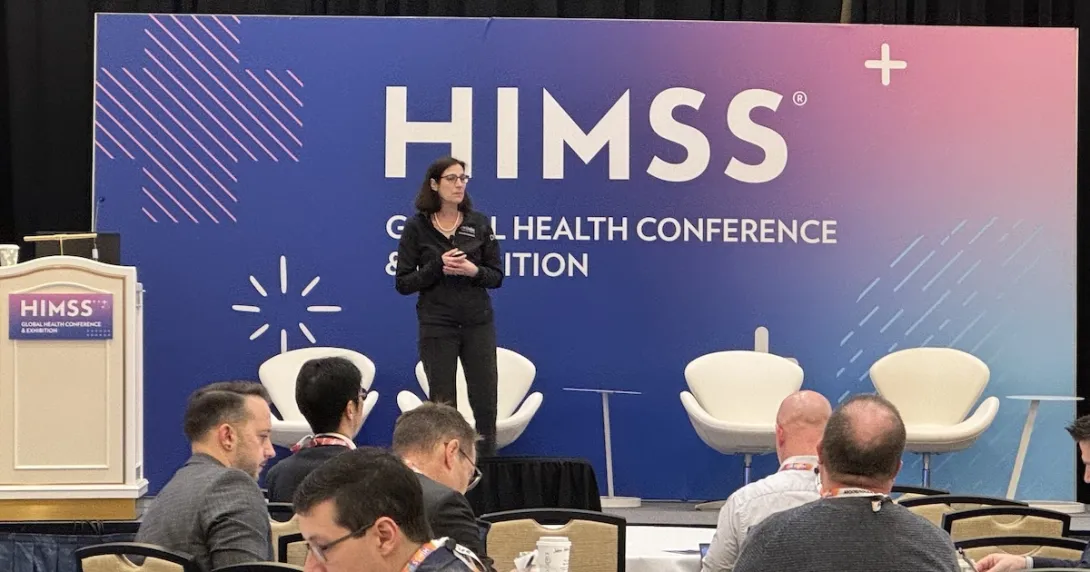 Roberta Schwartz, executive vice president at Houston Methodist Hospital speaking at HIMSS25