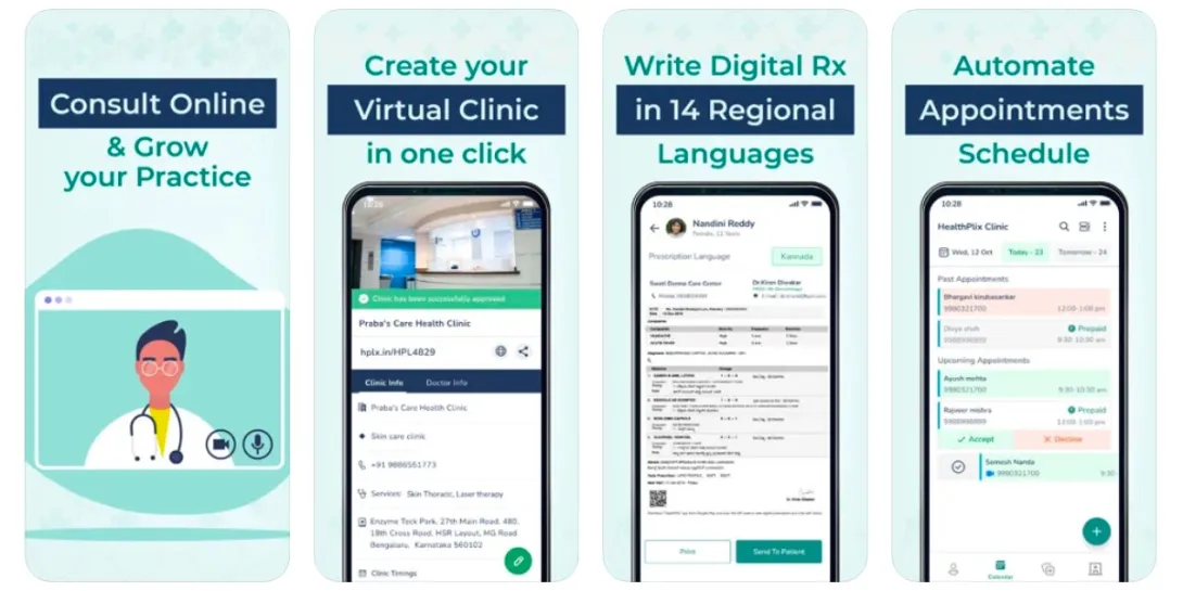 HealthPlix Spot app on iOS