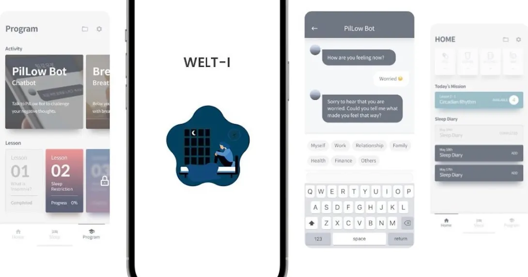 WELT-I, a CBT-based digital therapeutics app by Welt