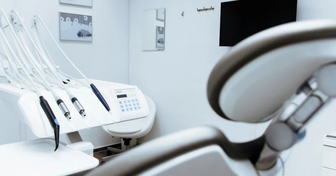 Equipment setup in a dental clinic
