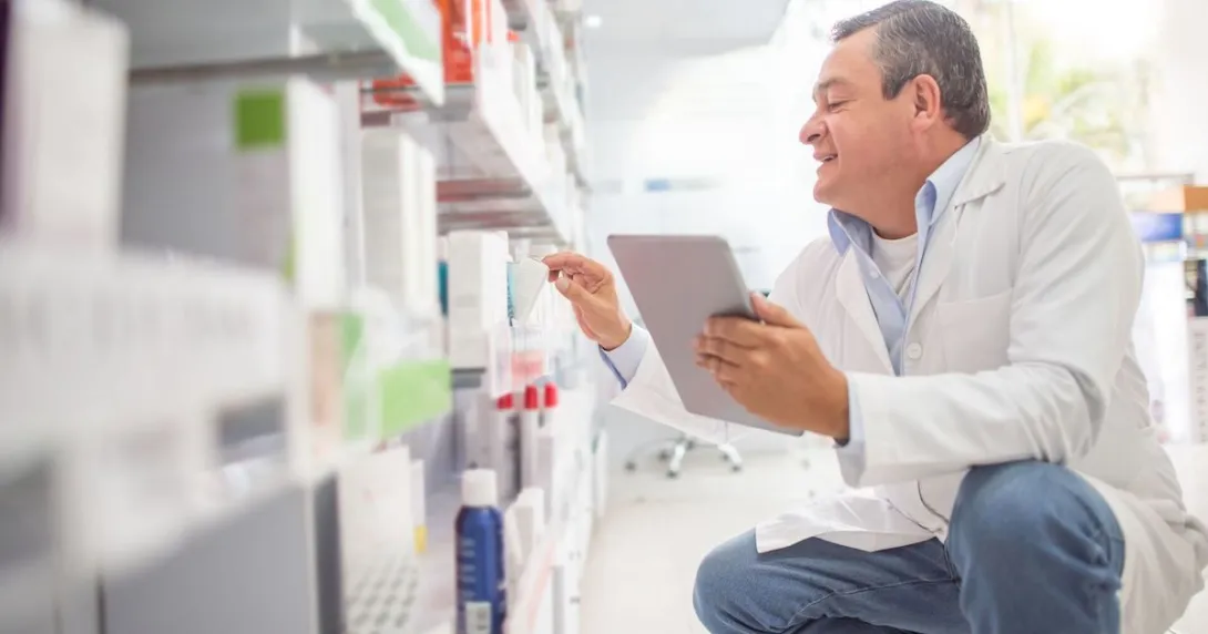 Pharmacist in a pharmacy